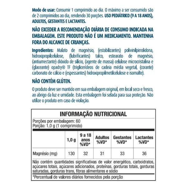 Magnésio Dimalato | Equaliv - Image 2