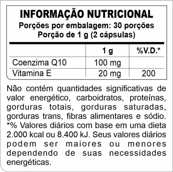 Coenzima Q10 100mg + Vitamina E | Profit - Image 2